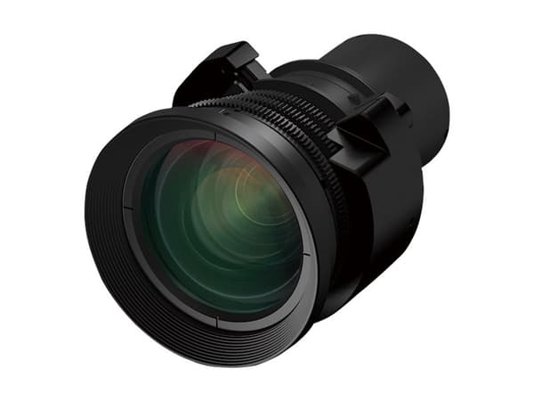 Epson Lens - ELPLW08 - Wide throw, 19.7 - 27.5 mm, 2 - 2,2, Musta, Epson EB-L1500UH, EB-L1505UH, EB-L1710S, EB-L1715S, EB-L1750U, EB-L1755U, EB-L1500