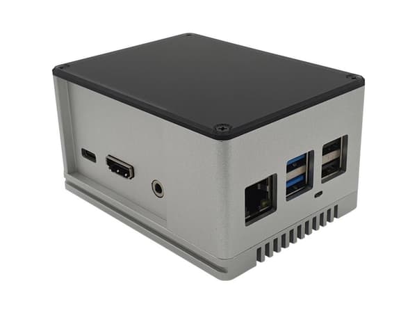 Radxa RockPi_GH_PROHP_SV SBC-kabinet Passer til: Rock Pi Sølv