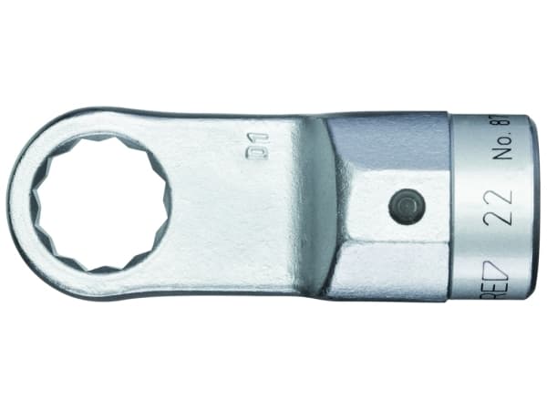 Gedore 8796-46, Torque wrench end fitting, Kromfarget, 4,6 cm, 1 stykker, Chromium-Vanadium Steel (Cr-V)