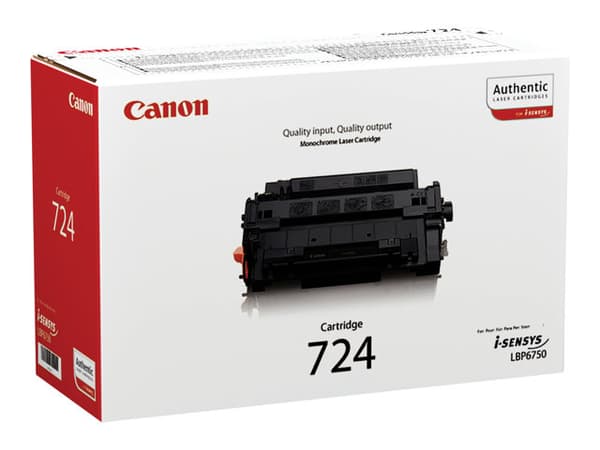Canon CRG-724 - Svart - original - tonerpatron - for i-SENSYS LBP6750dn, LBP6780x, MF512x, MF515x