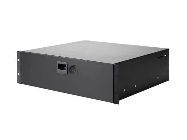 adam hall 87403CL, Skuffenhet, Sort, Stål, 25 kg, 3U, 48,3 cm (19")