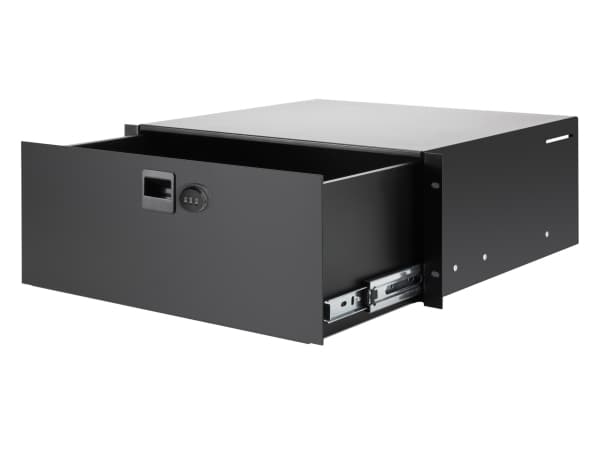 adam hall 87404CL, Lådenhet, Svart, Stål, 25 kg, 4U, 48,3 cm (19")