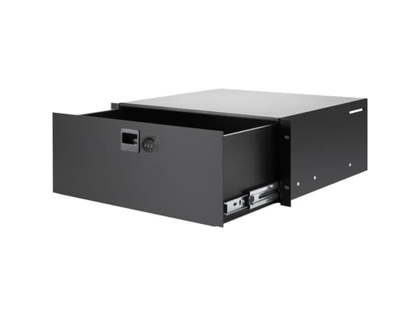 adam hall 87404CL, Lådenhet, Svart, Stål, 25 kg, 4U, 48,3 cm (19")