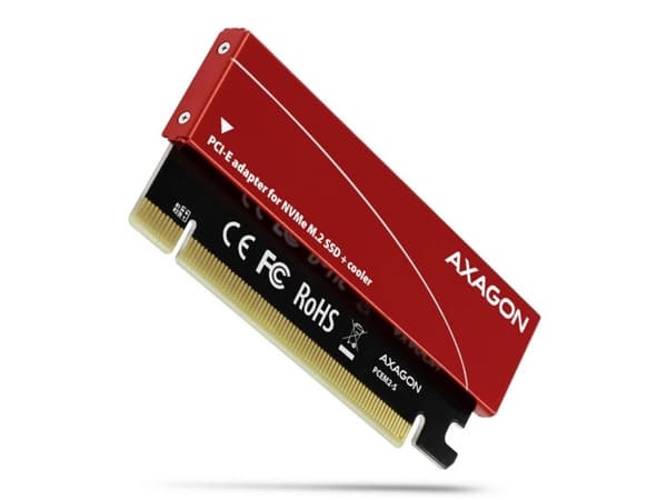 AXAGON PCEM2-S - Gränssnittsadapter - M.2 - M.2 NVMe Card - PCIe 3.0 x16