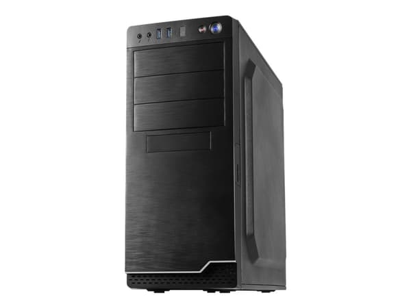 Inter-Tech IT-5916 - Tower - ATX 500 Watt (ATX12V 2.03) - USB/ljud Svart