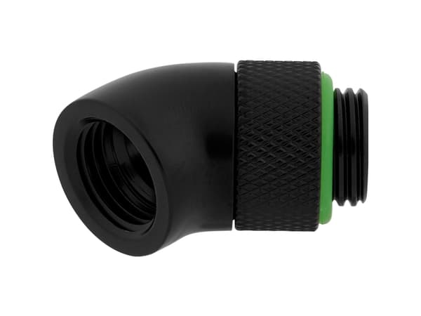 CORSAIR Hydro X Series 45° Rotary Adapter - Jäähdytysjärjestelmän sovitin - musta (2 kpl)