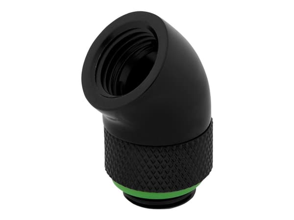 CORSAIR Hydro X Series 45° Rotary Adapter - Jäähdytysjärjestelmän sovitin - musta (2 kpl)