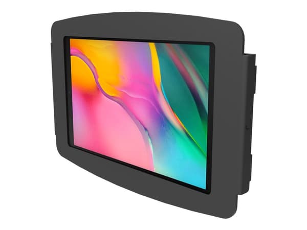 Compulocks Galaxy Tab A 10.1" Space Enclosure Wall Mount - Monteringssats (väggfäste, hölje) - för surfplatta - låsbar - höggradig aluminium - svart