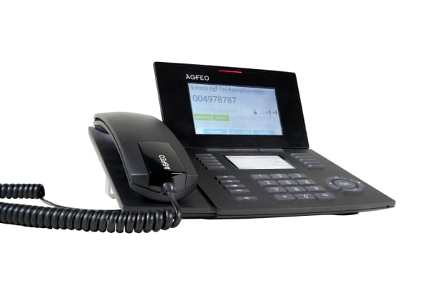 AGFEO ST 56 IP, IP-telefon, Sort, Kablet håndsett, 5000 oppføringer, 235 mm, 210 mm Sort