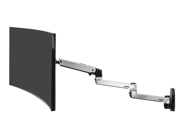 Ergotron LX - Monteringskomponent (9-tums förlängningsarm, ändhätta) - för LCD-display - aluminium - aluminium - arm, monterbar - för P/N: 45-241-026
