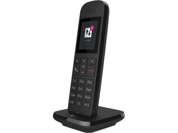 Deutsche Telekom Speedphone 12 - Trådløst ekstra håndsett - DECT\CAT-iq - svart
