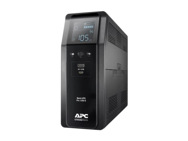 APC Back-UPS Pro BR1200SI - UPS - AC 220-240 V - 720 watt - 1200 VA - USB - utgangskontakter: 8 - svart