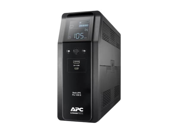 APC Back-UPS Pro BR1200SI - UPS - AC 220-240 V - 720 watt - 1200 VA - USB - utgangskontakter: 8 - svart