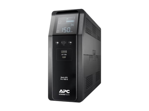 APC Back-UPS Pro BR1600SI - UPS - AC 220-240 V - 960 watt - 1600 VA - 260 Wh - USB - utgangskontakter: 8 - svart