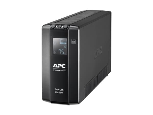 APC Back-UPS Pro BR650MI - UPS - AC 230 V - 390 watt - 650 VA - USB - utgangskontakter: 6 - svart