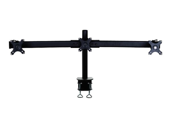 Neomounts FPMA-D700D3 - Monteringssats - för 3 LCD-bildskärmar - svart - skärmstorlek: 10"-27" - klämma, monterbar, disk-monteringsbar