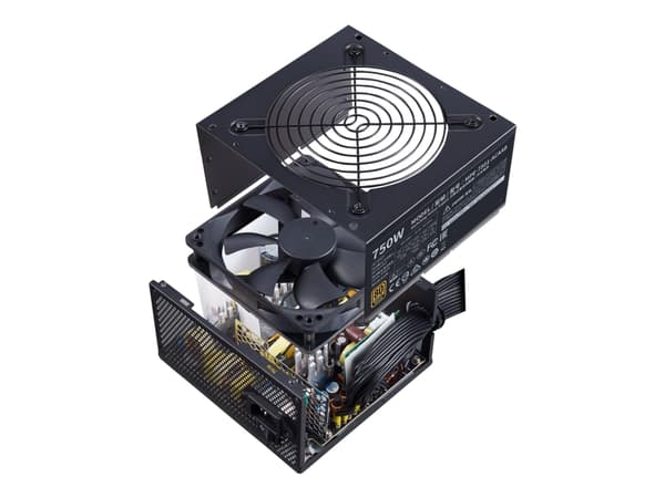 Cooler Master MWE Bronze V2 750 - Strømforsyning (intern) - ATX12V 2.52/ EPS12V - 80 PLUS Bronze - AC 100-240 V - 750 watt - aktiv PFC - Europa
