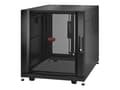 Miniatyrbilde 3 av 5: APC NetShelter SX - Rack skap - svart - 12U - 19" - for P/N: SURT48RMXLBP