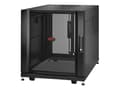Miniatyrbilde 1 av 5: APC NetShelter SX - Rack skap - svart - 12U - 19" - for P/N: SURT48RMXLBP