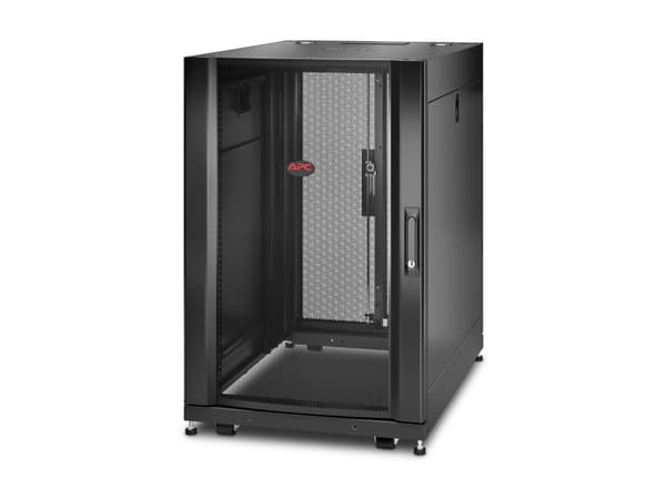 APC NetShelter SX - Rack skåp - svart - 18U - 19" - för P/N: SURT48RMXLBP
