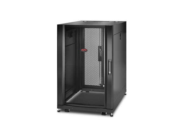 APC NetShelter SX - Rack skåp - svart - 18U - 19" - för P/N: SURT48RMXLBP
