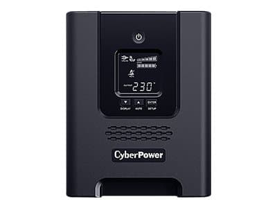 CyberPower Professional Tower Series PR2200ELCDSXL - UPS - AC 230 V - 1980 watt - 2200 VA - RS-232, USB - utgangskontakter: 9 - aktiv PFC - svart