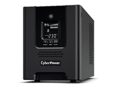 CyberPower Professional Tower Series PR2200ELCDSXL - UPS - AC 230 V - 1980 watt - 2200 VA - RS-232, USB - utgangskontakter: 9 - aktiv PFC - svart