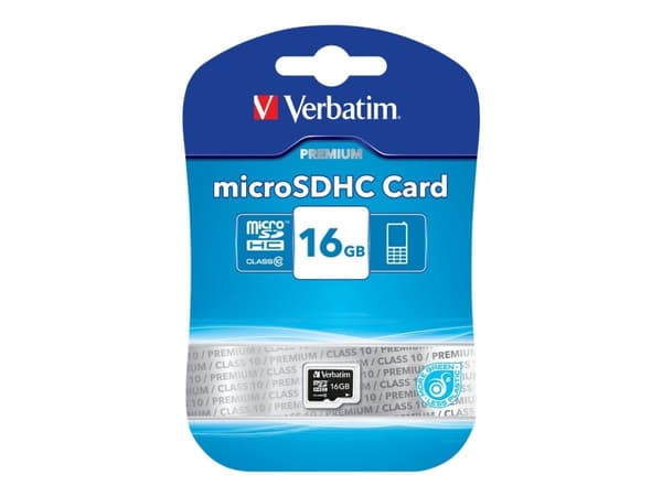 Verbatim - Flash-minnekort - 16 GB - Klasse 10 - microSDHC