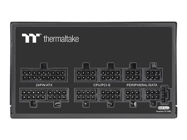 Thermaltake ToughPower GF1 ARGB 850W - TT Premium Edition - strømforsyning (intern) - ATX12V - 80 PLUS Gold - 850 watt - aktiv PFC