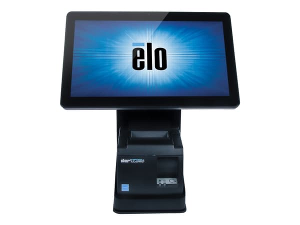 Elo mPOS Printer Stand - Ställ för skrivare/skärm - 10",15" - svart - för Elo 1002L, 1502L; I-Series ESY15i2, ESY15i5