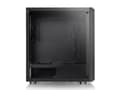 Miniatyrbilde 4 av 5: Thermaltake H100 TG - Tower - ATX - sidepanel med vindu (herdet glass) - ingen strømforsyning (PS/2) - svart - USB/lyd