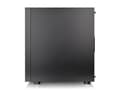 Miniatyrbilde 5 av 5: Thermaltake H100 TG - Tower - ATX - sidepanel med vindu (herdet glass) - ingen strømforsyning (PS/2) - svart - USB/lyd