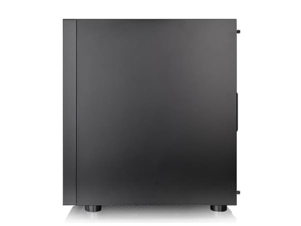 Thermaltake H100 TG - Tower - ATX - sidepanel med vindu (herdet glass) - ingen strømforsyning (PS/2) - svart - USB/lyd