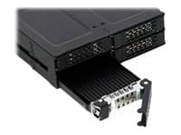 Icy Dock MB705M2P-B, SSD-skap, M.2, M.2, 32 Gbit/sek., Sort