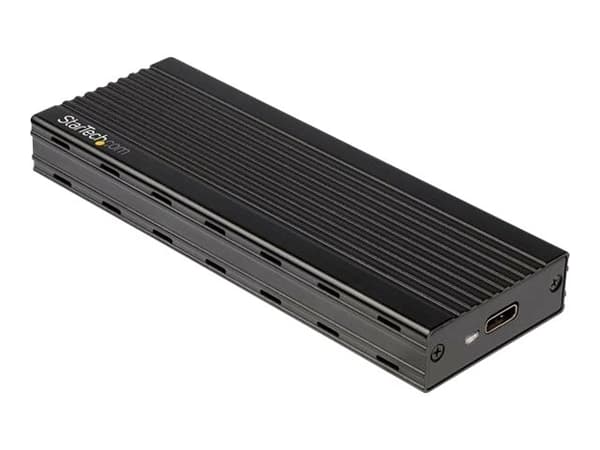 StarTech.com USB-C 10 Gbit/s till M.2 NVMe SSD-inneslutning - Bärbart externt M.2 NGFF PCIe-aluminiumhölje - 1 GB/s Läs/skriv - Stöder 2230, 2242, 22