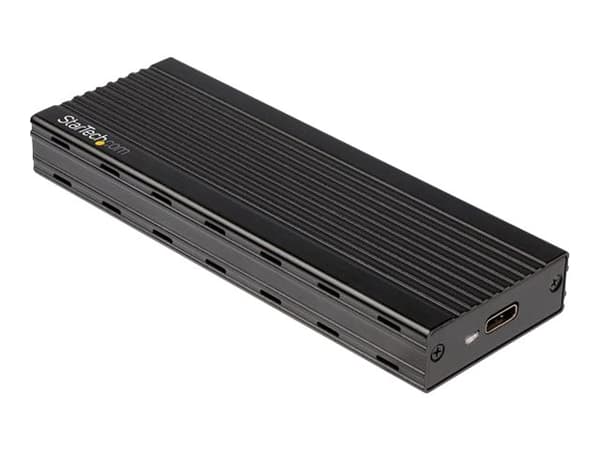 StarTech.com USB-C 10 Gbit/s till M.2 NVMe SSD-inneslutning - Bärbart externt M.2 NGFF PCIe-aluminiumhölje - 1 GB/s Läs/skriv - Stöder 2230, 2242, 22