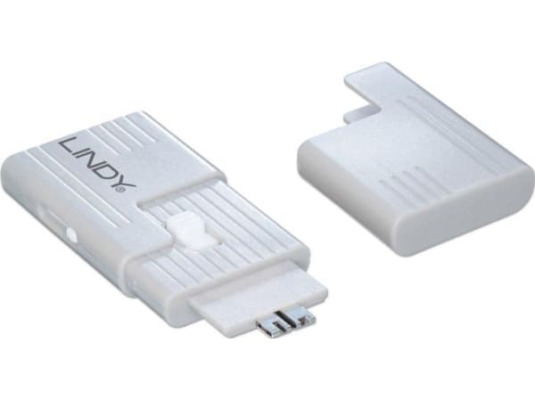 Lindy 40478, Porttisulku + avain, valkoinen, akryylinitriilibutadieenistyreeni, 10 g