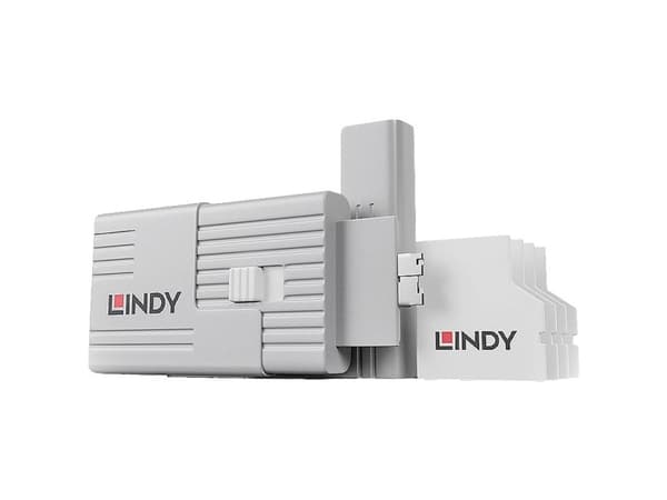 Lindy 40478, Porttisulku + avain, valkoinen, akryylinitriilibutadieenistyreeni, 10 g
