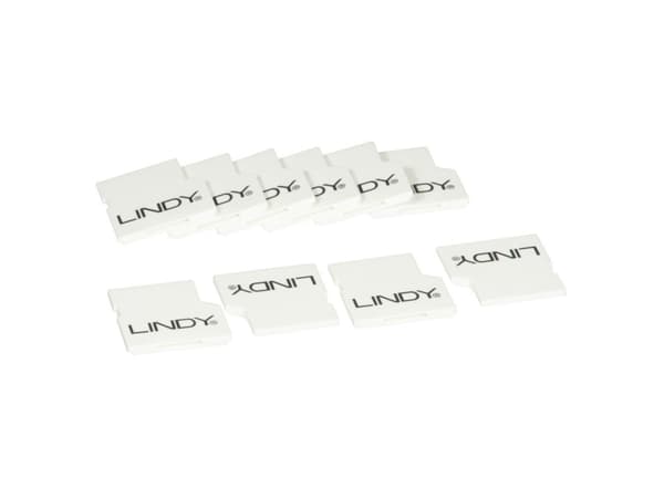 Lindy 40479, Portblokker, SD card, Hvit, Akrylonitril-butadien-styren (ABS), 13 g