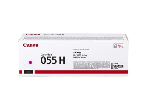 Canon 055 H - Lång livslängd - magenta - original - tonerkassett - för imageCLASS LBP664; i-SENSYS LBP663, LBP664, MF742, MF744, MF746; Satera LBP662