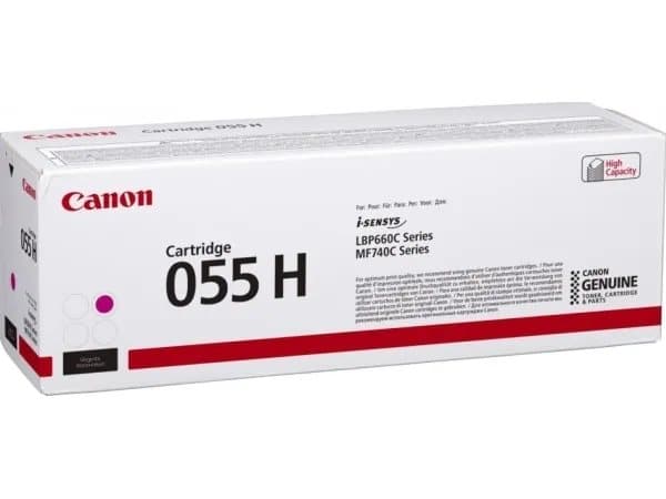 Canon 055 H - Lång livslängd - magenta - original - tonerkassett - för imageCLASS LBP664; i-SENSYS LBP663, LBP664, MF742, MF744, MF746; Satera LBP662