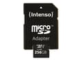Pikkukuva 4 / 5: Intenso Premium - Flash-muistikortti (microSDXC-SD-sovitin sisältyy) - 256 GB - UHS-I / Class10 - microSDXC UHS-I