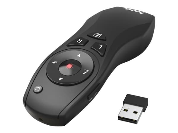 Hama 00139916, RF, 2,4 GHz, 15 m, AAA, USB, Sort