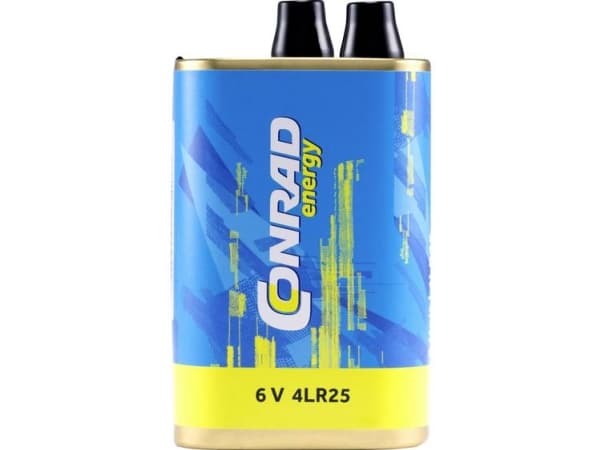 Conrad energy 4LR25X Special-batterier 4LR25 Fjederkontakt Alkali-mangan 6 V 16000 mAh 1 stk