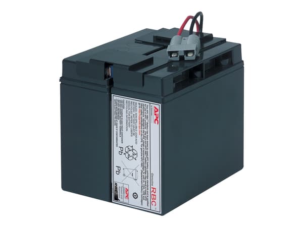 APC Replacement Battery Cartridge #7 - UPS-batteri - 1 x batteri - blysyre - svart - for P/N: SMT1500C, SMT1500I-AR, SMT1500IC, SMT1500NC, SMT1500TW,