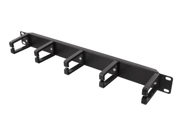 DELTACO 19-3 - Panel til kabelstyring - 1U - 19"