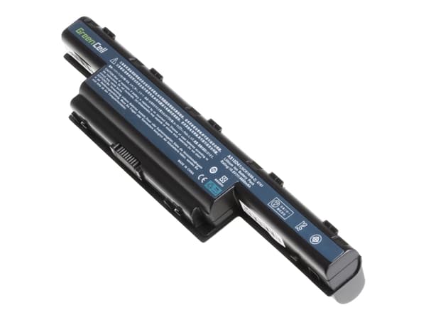 Green Cell - Batteri til bærbar PC (tilsvarer: Acer AS10D31, Acer AS10D41, Acer AS10D51) - litiumion - 9-cellers - 6600 mAh - svart - for Acer Aspire