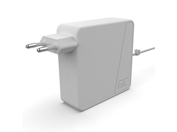 Green Cell - Strömadapter - AC - 60 Watt - vit - för MacBook Pro with Retina display 13.3" (Late 2012, Early 2013, Late 2013, Mid 2014, Early 2015)