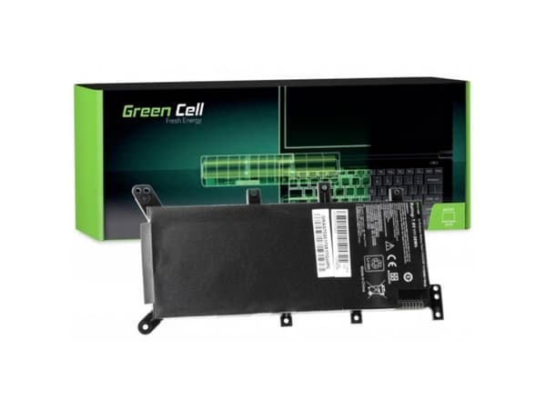 Green Cell - Batteri til bærbar PC (tilsvarer: ASUS C21N1347) - litiumpolymer - 4-cellers - 4000 mAh - svart - for ASUS A555; F555; K555; R556; X555