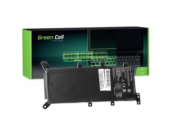 Green Cell - Batteri för bärbar dator (likvärdigt med: ASUS C21N1347) - litiumpolymer - 4-cells - 4000 mAh - svart - för ASUS A555; F555; K555; R556;
